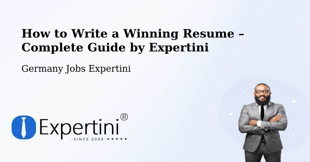 Resume Writing Guide for Job Seekers – Amtzell - Amtzell, Germany Jobs Expertini